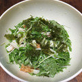 いちごトトロいちご's cooksnap of when they made 大根とみず菜とちくわのワサビマヨ.