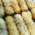 ぽさんん's cooksnap of when they made お弁当に★チーズinちくわの磯辺揚げ.