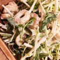 mapimapiko's cooksnap of when they made 塩とごま油だけ♡超簡単絶品水菜サラダ.