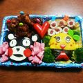 なしﾁｬﾝ♪'s cooksnap of when they made ふなっしー＆くまモン キャラ弁.