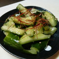 ladyamo's cooksnap of when they made すぐできる！簡単きゅうりのナムル風.