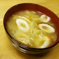 ぽりぽり拓庵's cooksnap of when they made キャベツと人参とちくわの味噌汁.