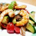 Aloha☆★'s cooksnap of when they made エビとアボガドのマリネ風サラダ.