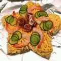 煌☆杏mama's cooksnap of when they made お祝いに！星の形のちらし寿司ケーキ.