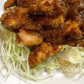 まる0p0's cooksnap of when they made 簡単！鶏むね肉のマスタードソースがけ♪.