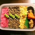 u_mi_n's cooksnap of when they made ３色弁当♡.