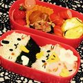 なむい's cooksnap of when they made 丸おにぎりで簡単！ひな祭り♡キャラ弁.