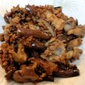 添花ニケ's cooksnap of when they made 簡単美味なす・ひき肉・きのこのバター醤油.