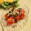 ぽっぽぺぺ's cooksnap of when they made お茶漬けの素でトマト♪.