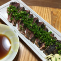 クック1Y5T58☆'s cooksnap of when they made 戻り鰹のたたき＆たたきのタレ.