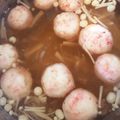 glicolily's cooksnap of when they made 桜えびのはんぺん団子汁.