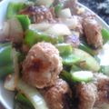あやこ６１'s cooksnap of when they made 肉団子のオイスター炒め.