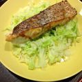 tiare＊'s cooksnap of when they made おもてなしに桜鯛のグリル春キャベツソース.