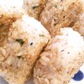 たみひつあ's cooksnap of when they made ごま油香る☆簡単焼きおにぎり♪.