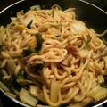 きゃりぃー♡こりら's cooksnap of when they made 簡単焼きうどん.