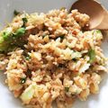 ハナリキ's cooksnap of when they made ５分で簡単ランチ☆鮭とレタスのチャーハン.