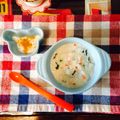 aimaimocco's cooksnap of when they made 離乳食後期～鮭しらすミルクうどん.