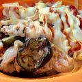 おのみちみかん's cooksnap of when they made 豚ナスチーズの重ね焼き♪.
