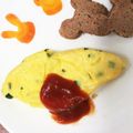 HRK３児ママ's cooksnap of when they made ☆離乳食後期☆クリームチーズオムレツ♥.