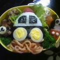 ＨｴＫAＲU's cooksnap of when they made キャラ弁♪パトカー♪.
