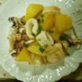 花と太陽's cooksnap of when they made いかとじゃがいものガリバタ炒め.