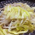 まもくるりん's cooksnap of when they made 簡単もやし＆きゃべつ炒め.