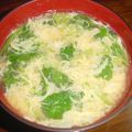 kikurage's cooksnap of when they made 三つ葉のかき玉汁.