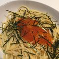 おつね's cooksnap of when they made いくらパスタ.