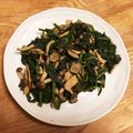 ♡奈津亜♡'s cooksnap of when they made ヘルシー&鉄分☆ほうれん草としめじソテー.