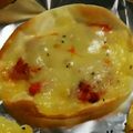 kaachannnn's cooksnap of when they made 簡単おつまみ～キムチピザ～.