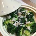 カクタスぽぷら's cooksnap of when they made レンジで簡単！ササミ缶で温ブロッコリー.