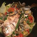 みろぼし's cooksnap of when they made 真鯛のアクアパッツァ.