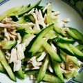 ちゃつ2's cooksnap of when they made ささ身とキュウリのピリ辛ナムル.