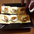 あーたくん's cooksnap of when they made 簡単カナッペ～水切りヨーグルト＋胡桃蜂蜜.