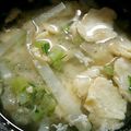 かぴーな's cooksnap of when they made 簡単田舎風☆うちまめの味噌汁♪.