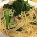 クックJ6BQ4V☆'s cooksnap of when they made 菜の花とシーチキンのパスタ.