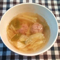 ☆Loved☆'s cooksnap of when they made 豚だんごと白菜の煮込みスープ.