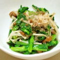 berry93's cooksnap of when they made お腹元気!!納豆＆えのき＆青物の和え物♪.