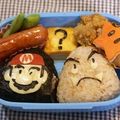 ちよ羊's cooksnap of when they made マリオ大好きキャラ弁.