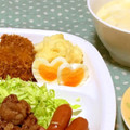 niko_'s cooksnap of when they made 可愛く演出＊ハート形のゆで卵＊.