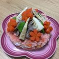 うにあずき's cooksnap of when they made 牛肉とたけのこの時雨煮春ちらし.