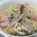 ぱるママぱたこ's cooksnap of when they made キノコのペペロンチーノ.