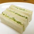 chou*'s cooksnap of when they made キューカンバーサンドイッチ（胡瓜）.