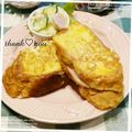 陽翔mam 's cooksnap of when they made チーズとろ〜り♪はさんでフレンチトースト.