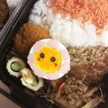 aikey's cooksnap of when they made ＊キャラ弁おかず＊ゆで卵ＤＥお花ちゃん✿.