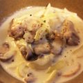 yuka_ca's cooksnap of when they made レンジで簡単♪鶏肉ときのこのクリーム煮.