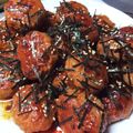 おかなchan's cooksnap of when they made 照り焼きつくね✿温玉添え.