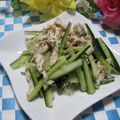 miyuki12's cooksnap of when they made とりときゅうりのサラダ.