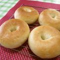 赤い電話's cooksnap of when they made 2時間で簡単☆HBで作るプレーンベーグル.