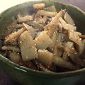 ＋SUN3's cooksnap of when they made ✿蒟蒻とごぼうの胡麻和え✿.